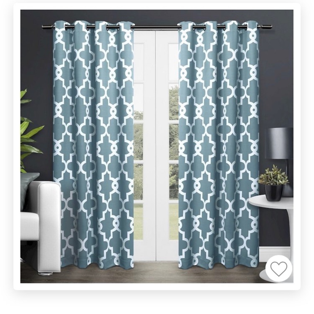 Threshold room darkening curtains